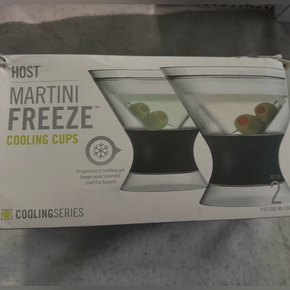 Host Freeze Insulated Martini Cooling Cups